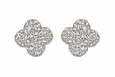 Silver Flower Earrings