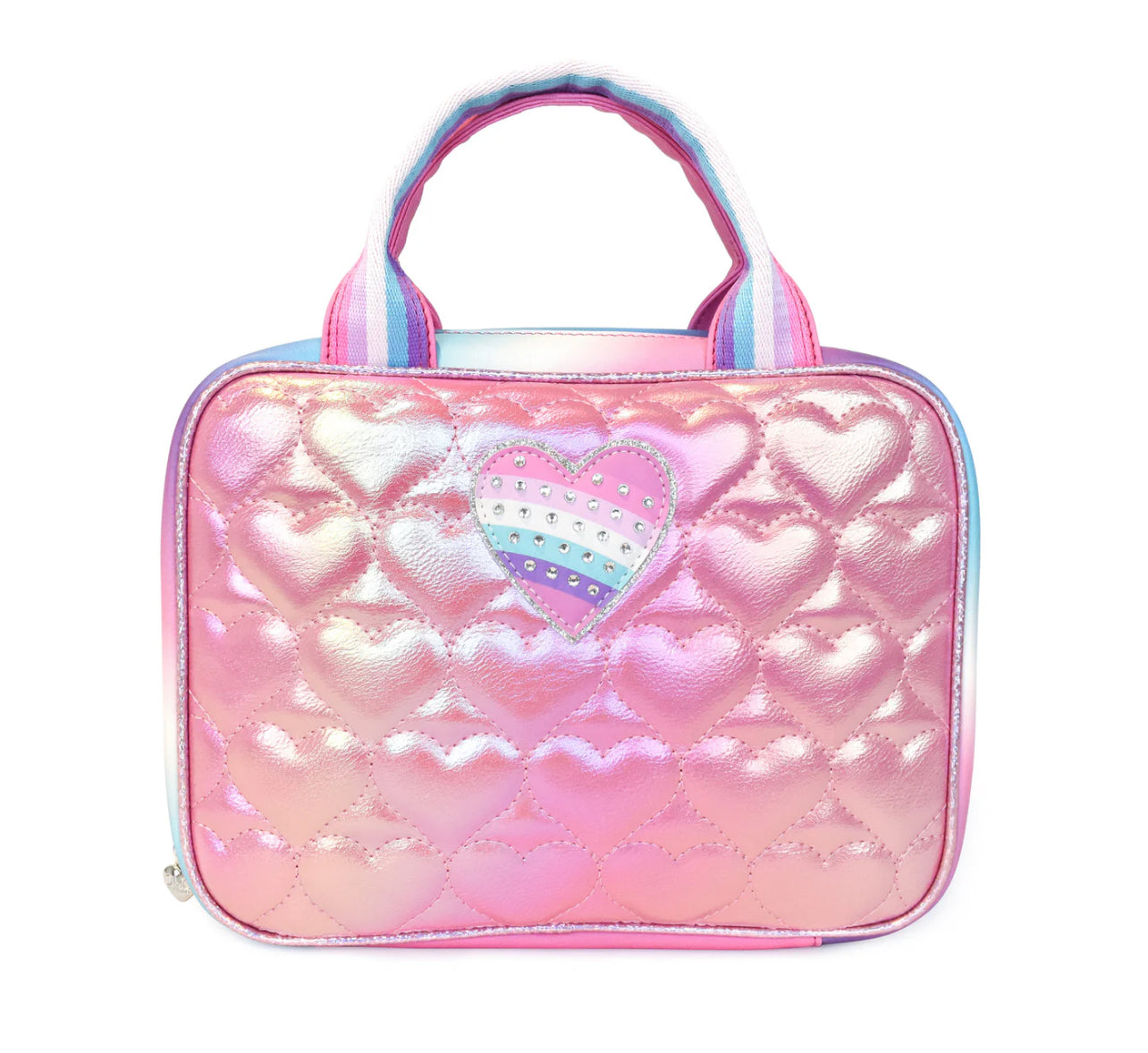 Rhinestone Heart Lunch Box