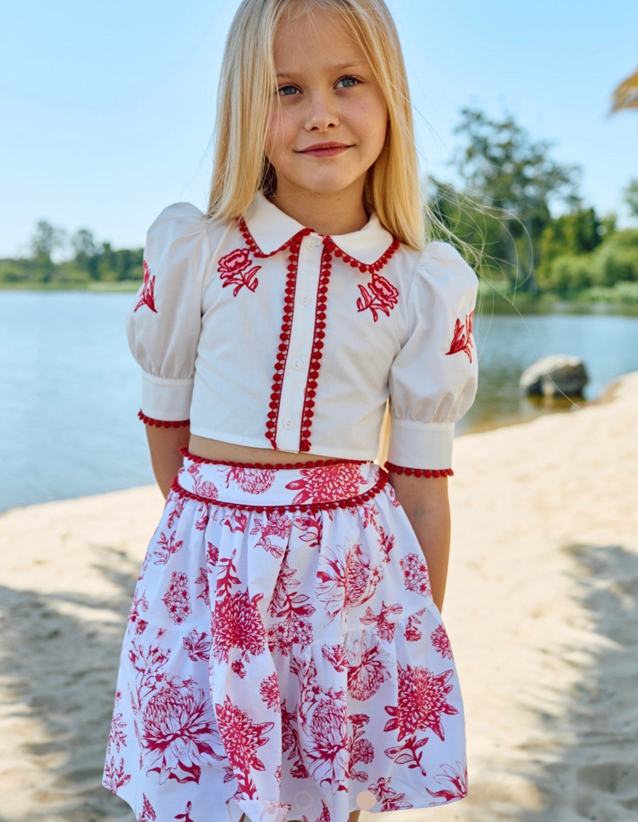 Red Blossom Beauty Set