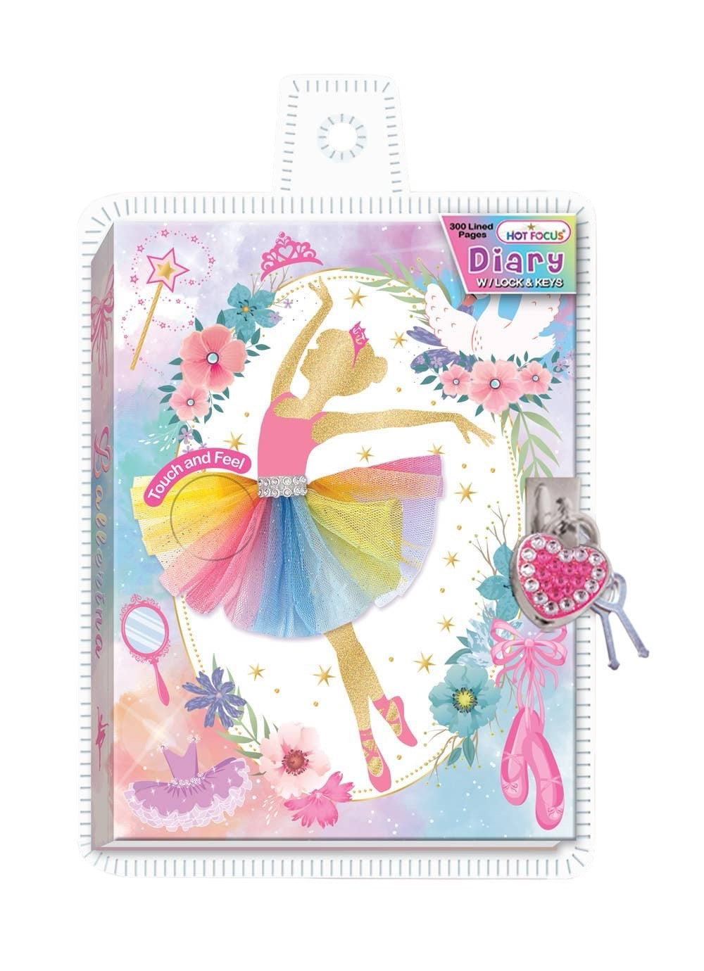 Diary With Lock & Keys Ballerina