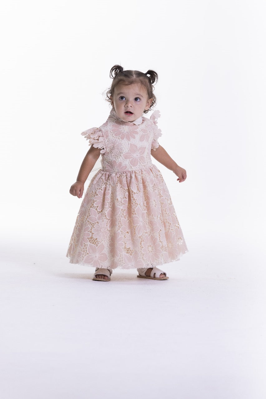 Sweet Peach Baby Dress