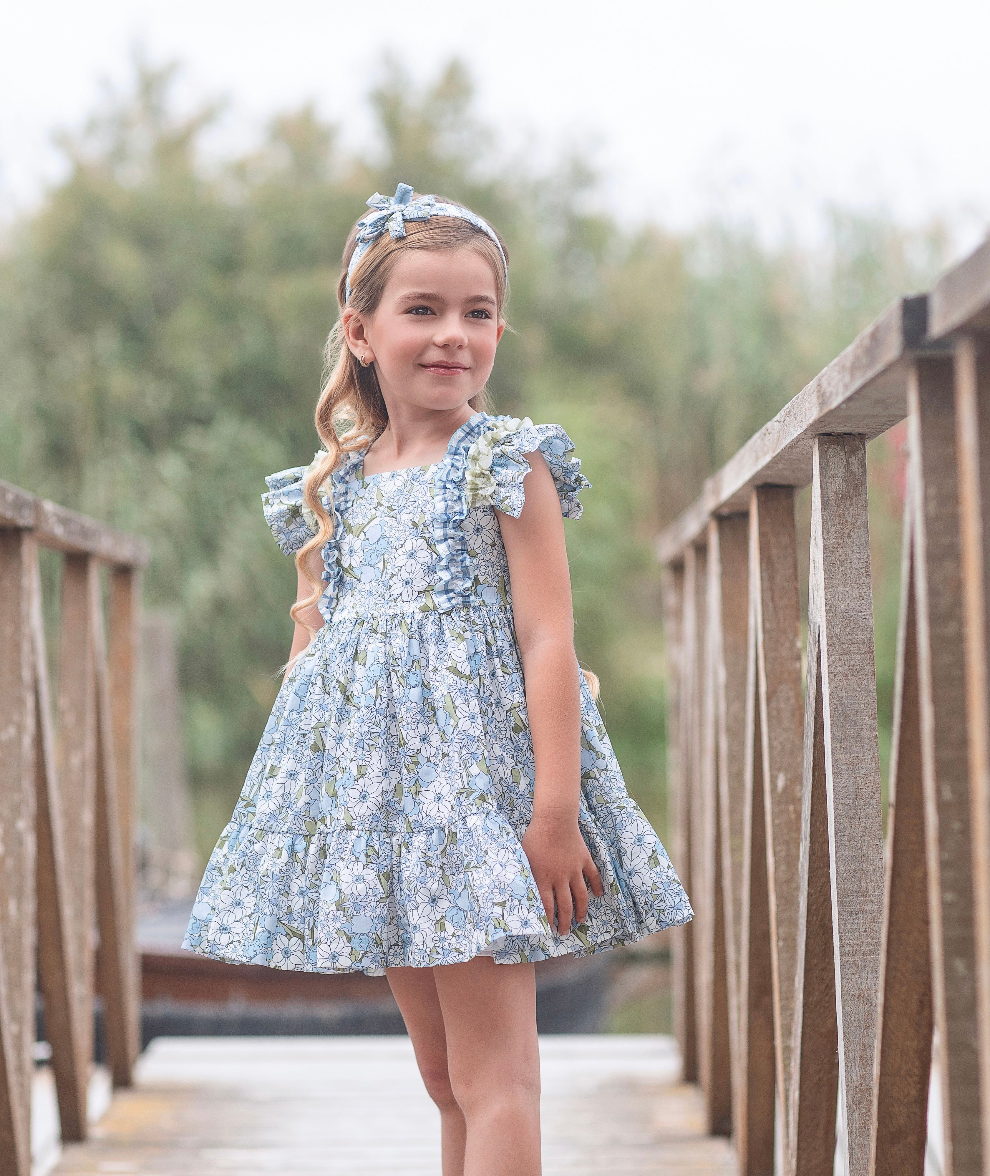 Floral Dress - Blue