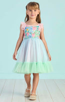 Colorful & Flowers Dress