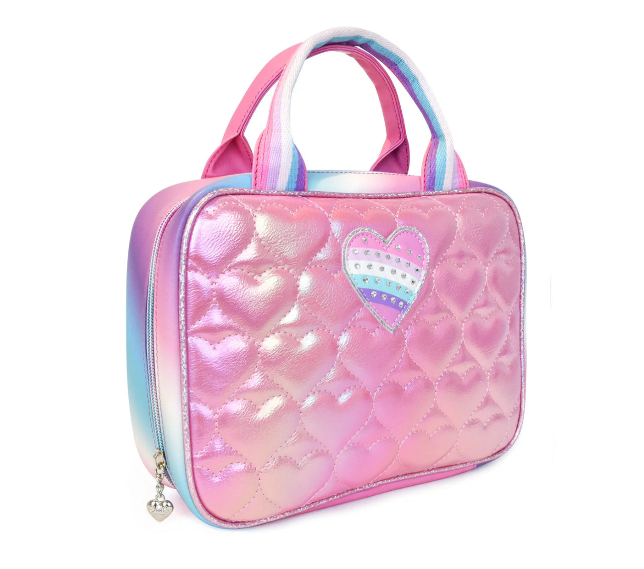 Rhinestone Heart Lunch Box