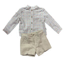 Squares Garden Baby Boy Set