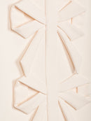 Beige Bows Dress