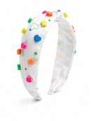 Neon Charms Headband - White