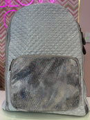 Silver Backpack