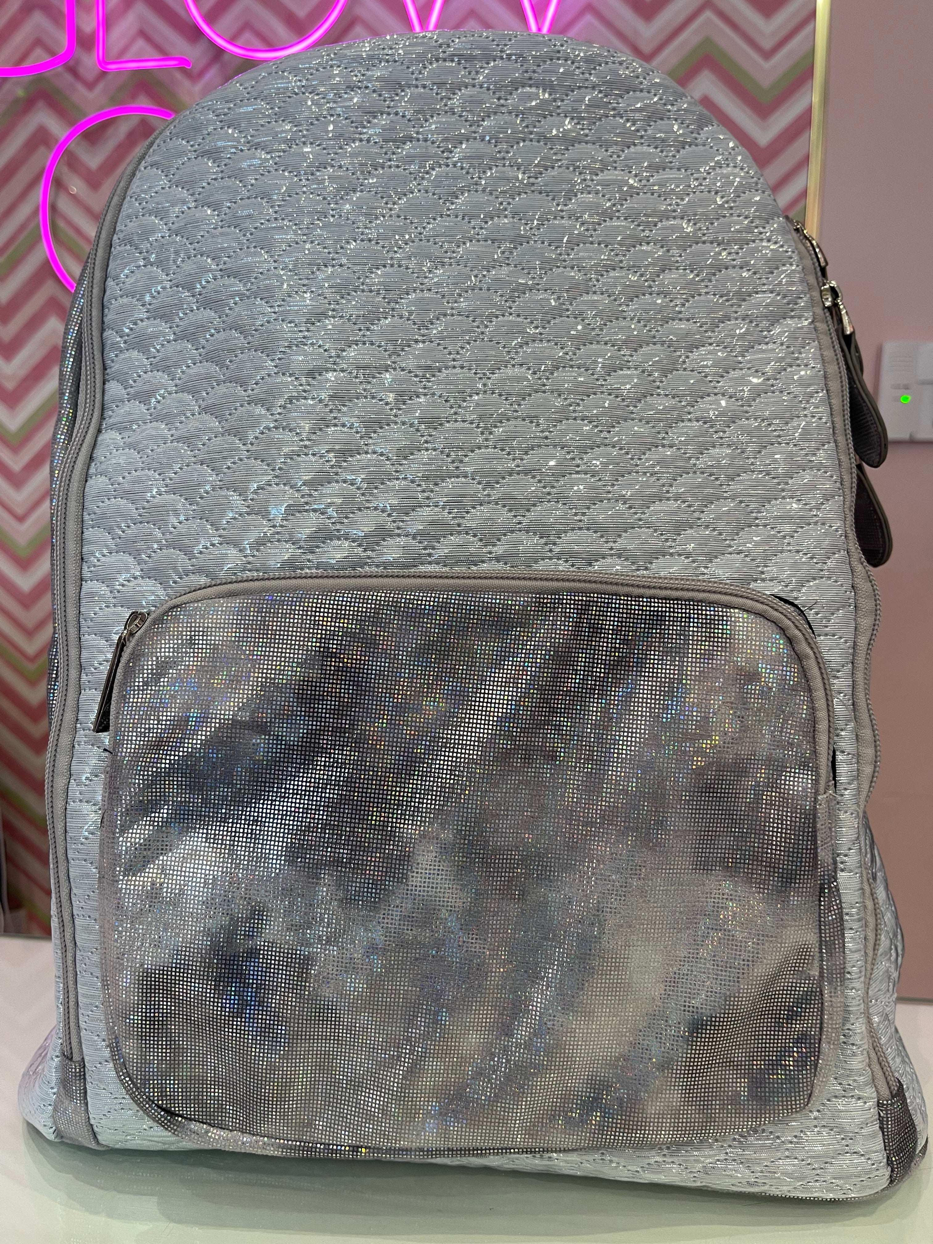 Silver Backpack