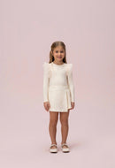 Creamy Skirt Set