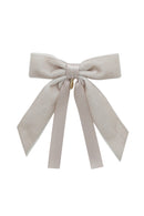 Arabesque Velvet Small Clip - Taupe