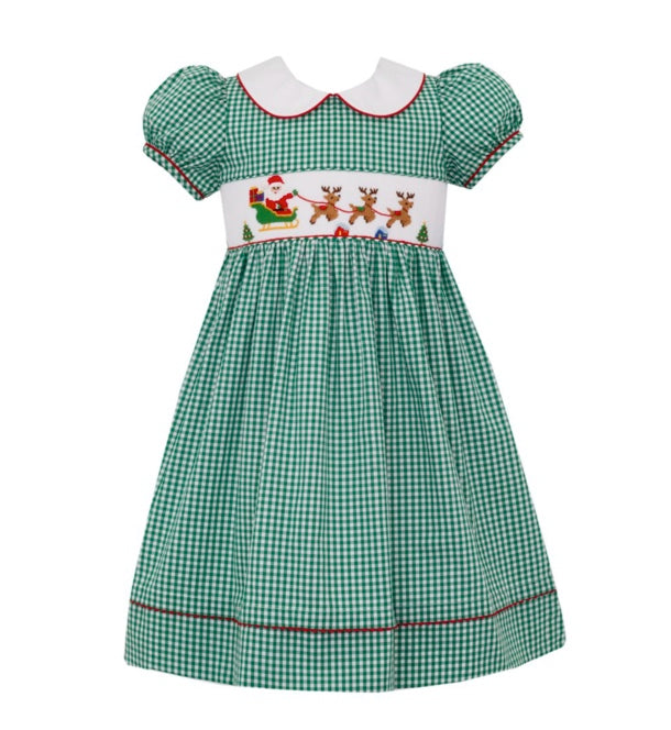 Santa Sleigh Girl Dress