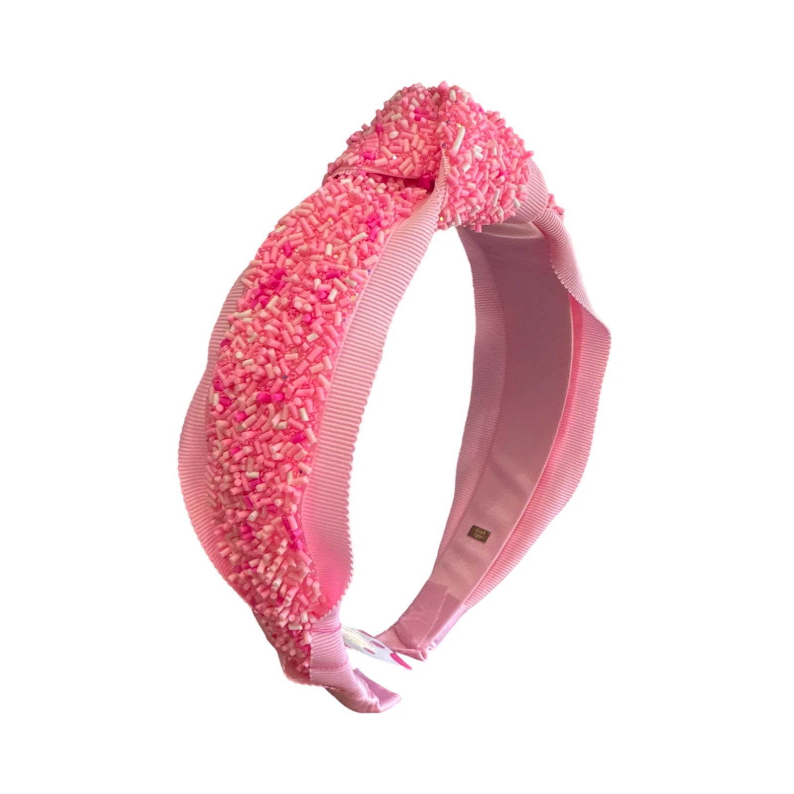 Grosgrain Sprinkle Headband - Pink