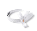 Side Bow Headband - White