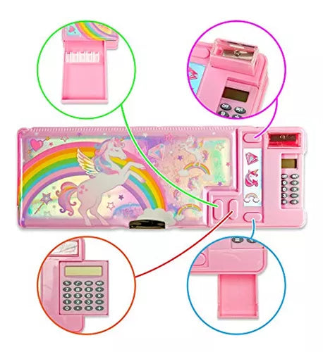 Multi Function Pencil Case - Unicorn