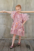 Heather Embroidery Border Dress