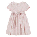 Pink wildflowers smocked dress