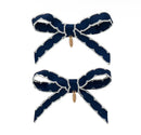 Gerber Moonstitch Clip Set Of 2 - Navy