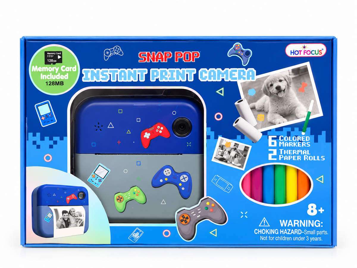 Snap Pop Instant Print Camera Gaming