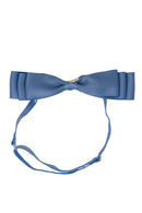Heather Satin Wrap - Smoke Blue