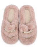 Fluffy Pink Slippers