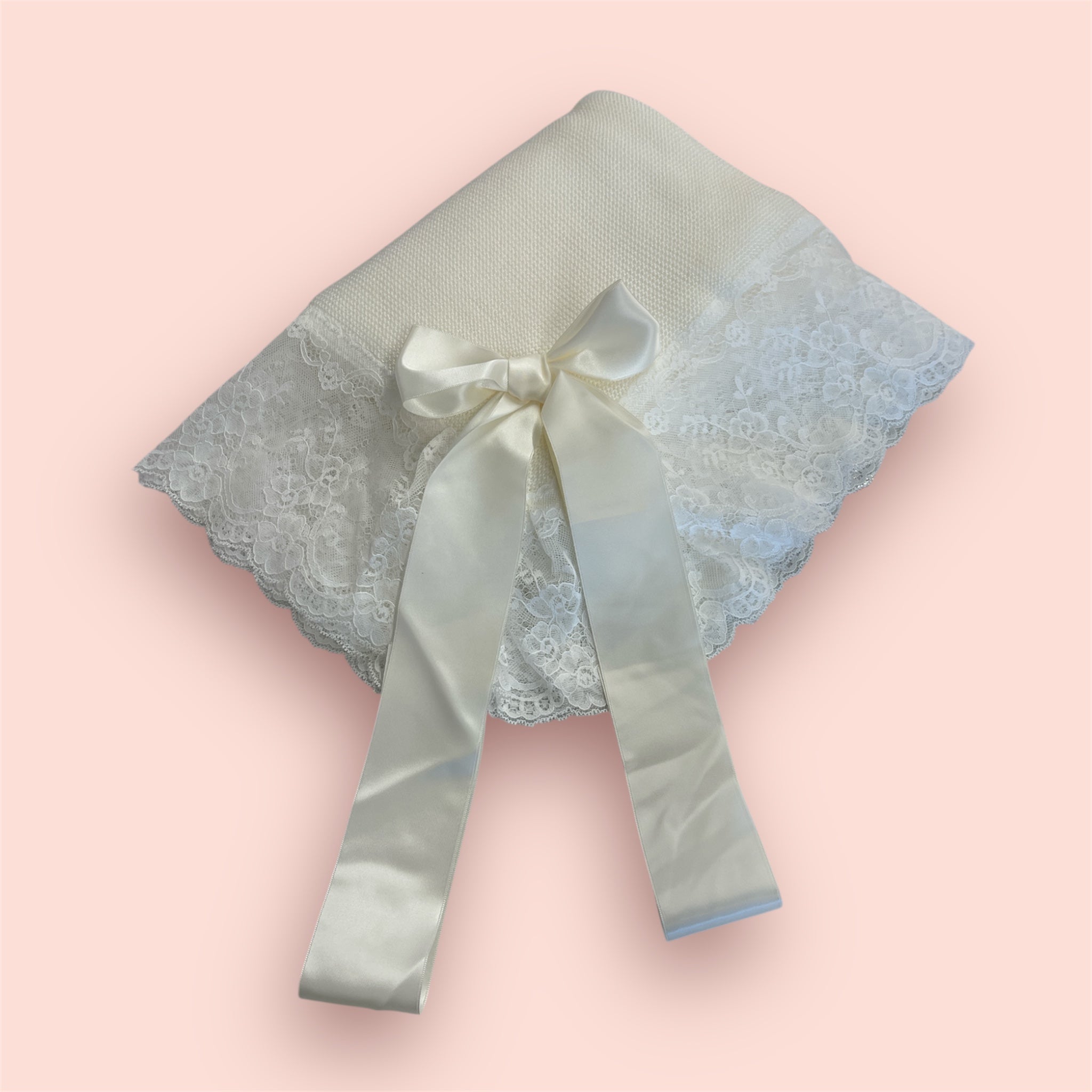White Laced Blanket