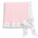 Light Pink With Big Bow Blanket