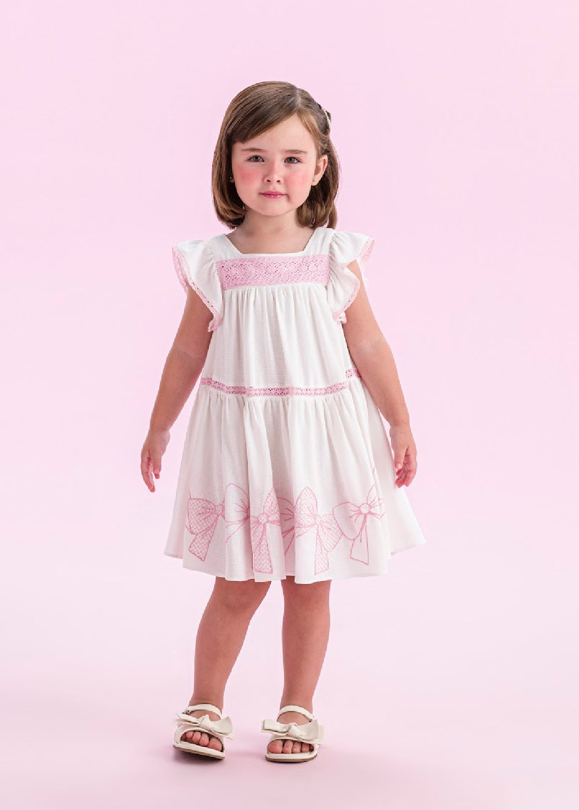 Cute With Pink Bows Dress