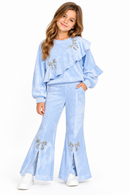 Velour Asymmetrical Set