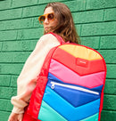 Kane Double Pocket Large Backpack Rainbow