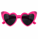 Hot Pink Hearts Sunglasses