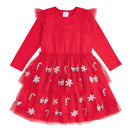 Peppermint Swirl Sequin Dress