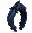 Knotted Denim Headband
