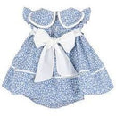 French Blue Petal Baby Dress