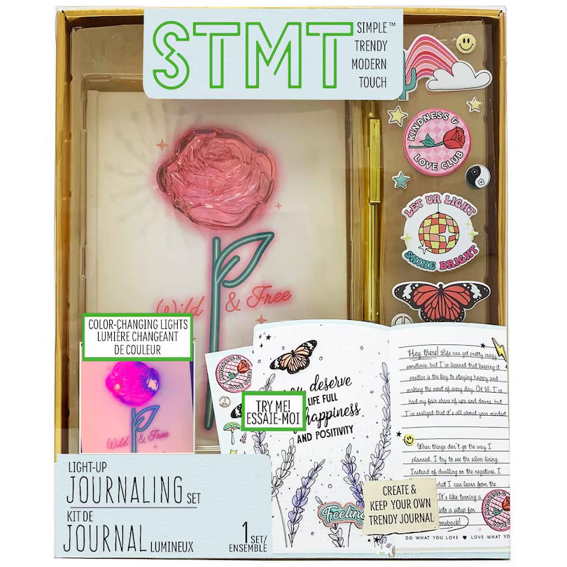 Light-Up Journaling Set - Flower