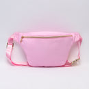 L Nylon Waist Pack - Pink