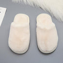 Close Off White Slippers