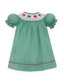 Holiday Bows Green Bishop