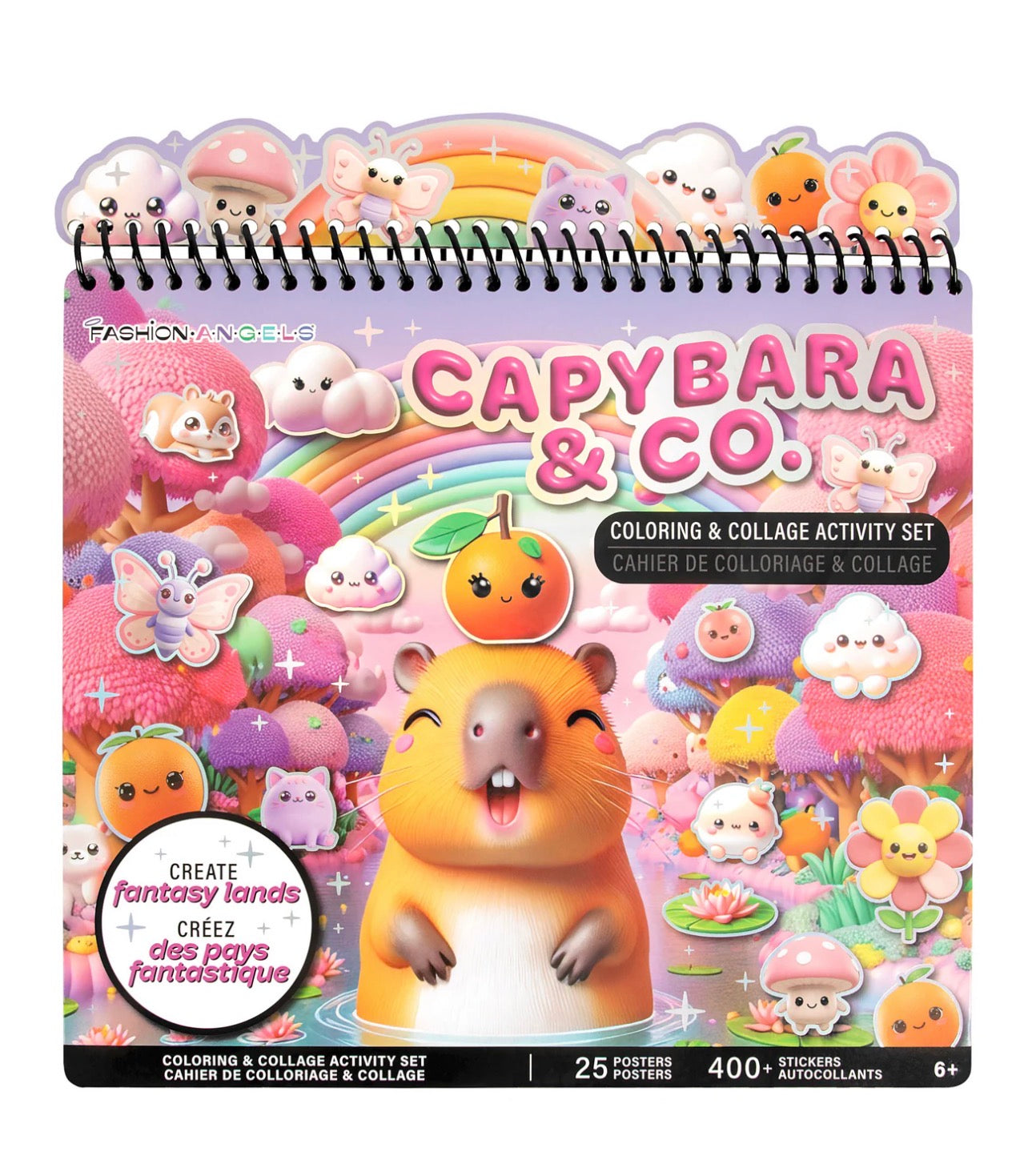 Capybara, Stickers & Coloring Set