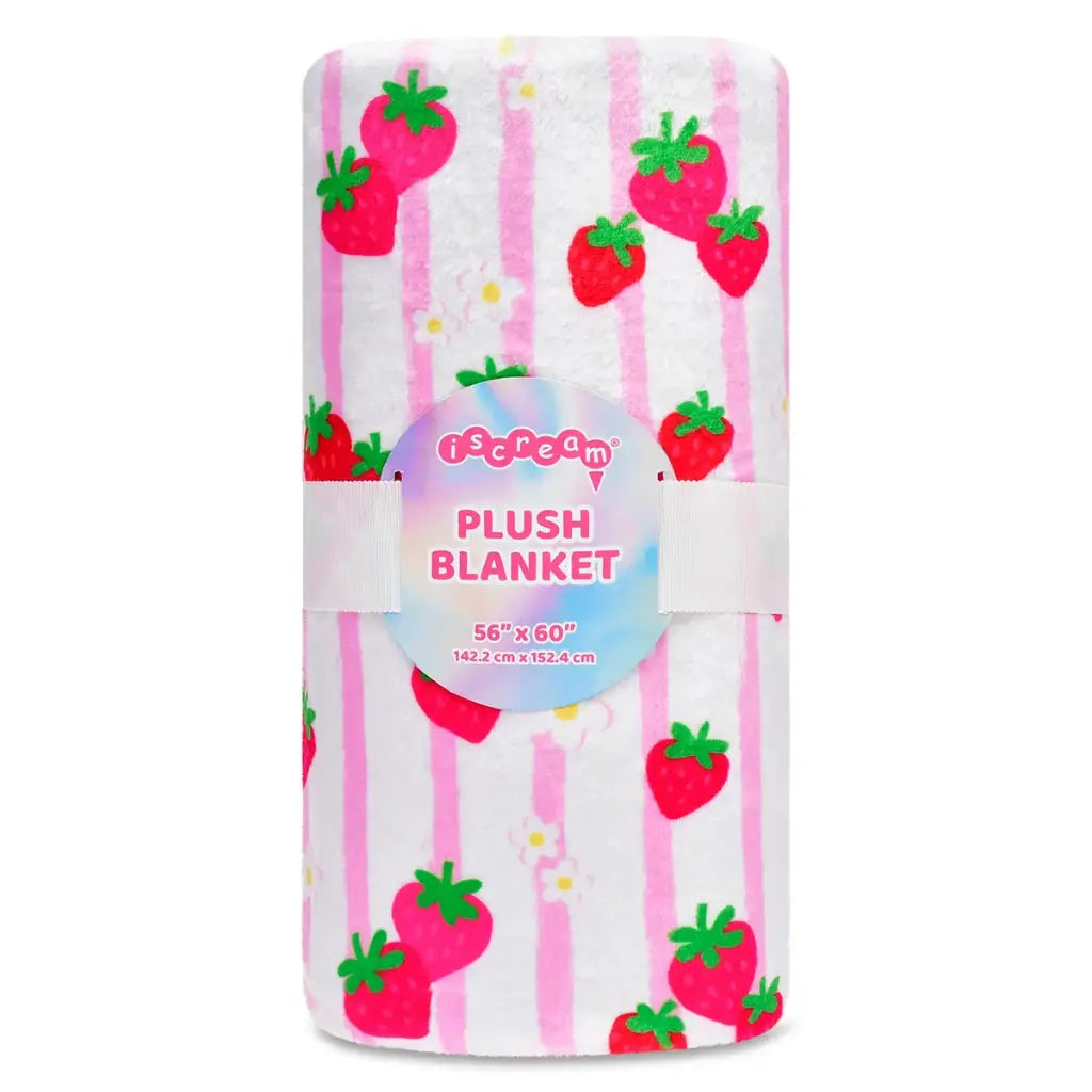 Strawberry Stripes Blanket