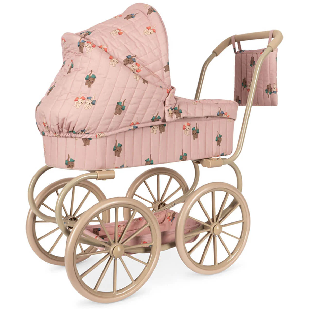 Minnie Doll Pram - Bow Kitty Pink