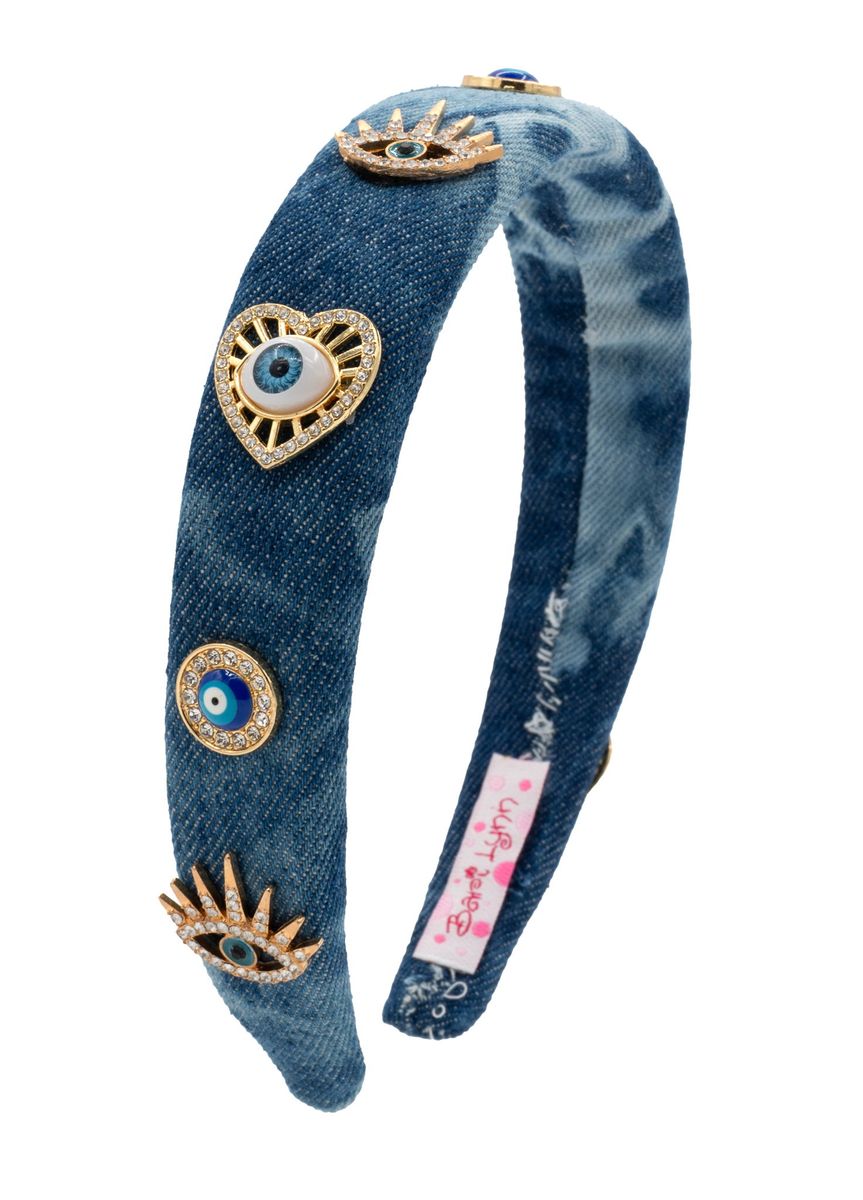 Denim Eye Headband - Dark Blue