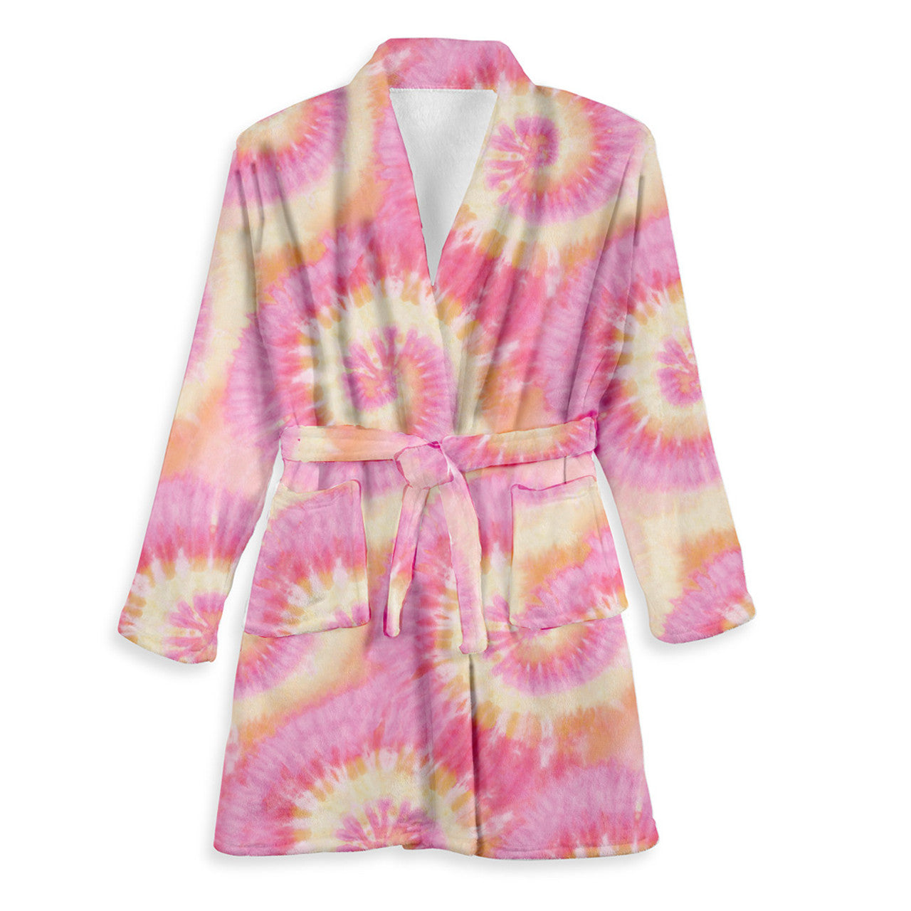 Bathrobe - Pink Tie Dye