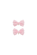 Mini Dahlia Piggy Clip Set - Baby Pink