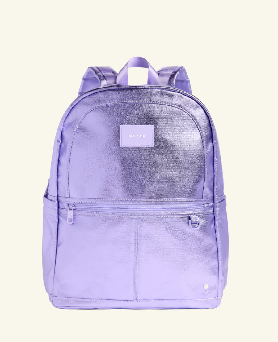 Lilac Kane Double Pocket Large Backpack