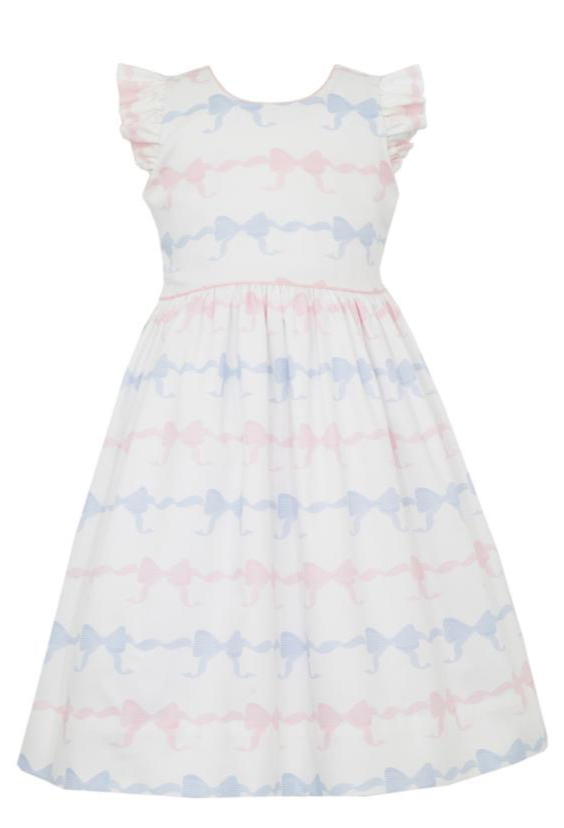 Fancy Bows Sleeveless Dress