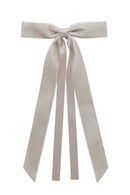 Arabesque Velvet Large Clip - Taupe
