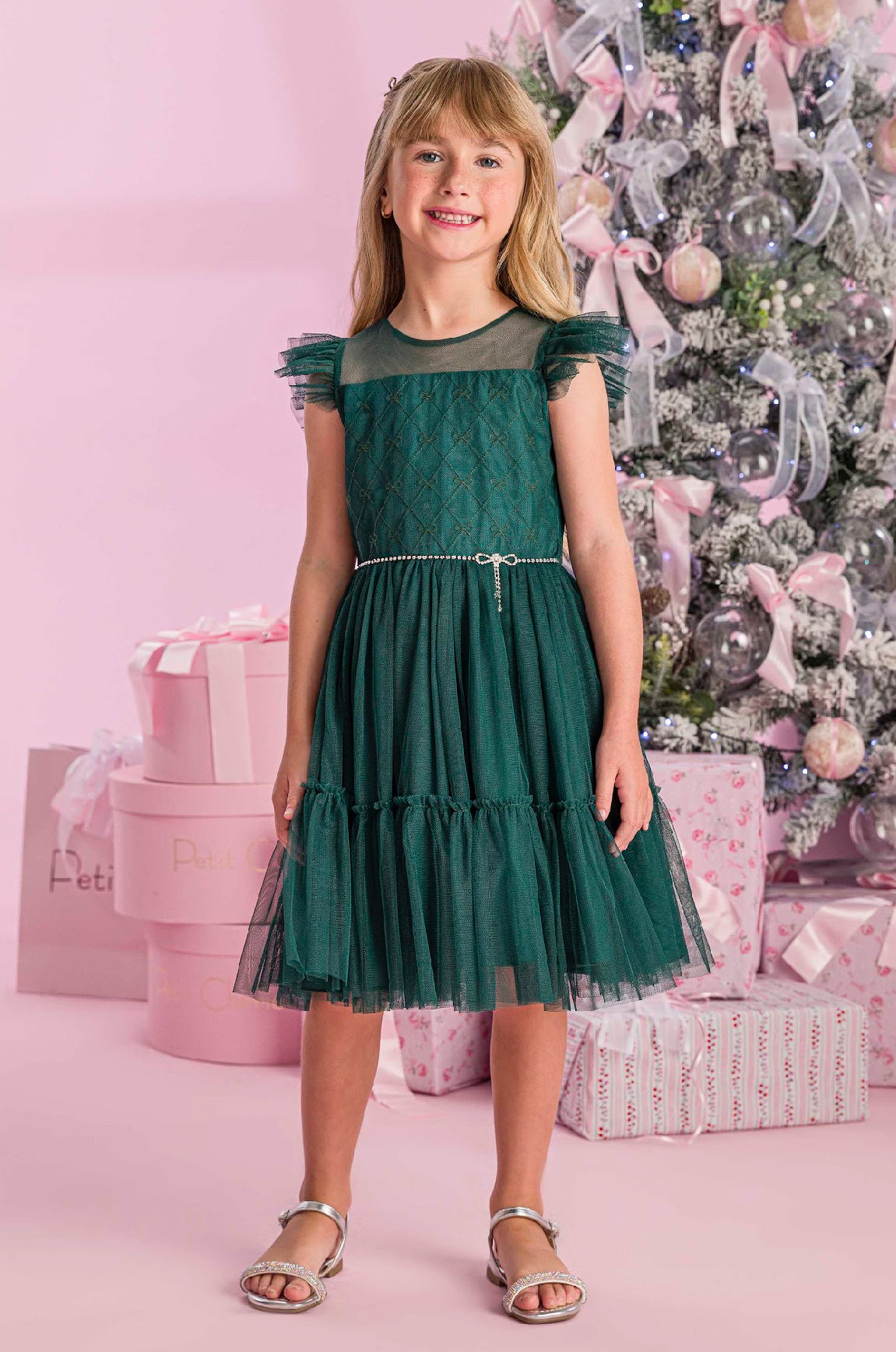 Green Tulle Dress