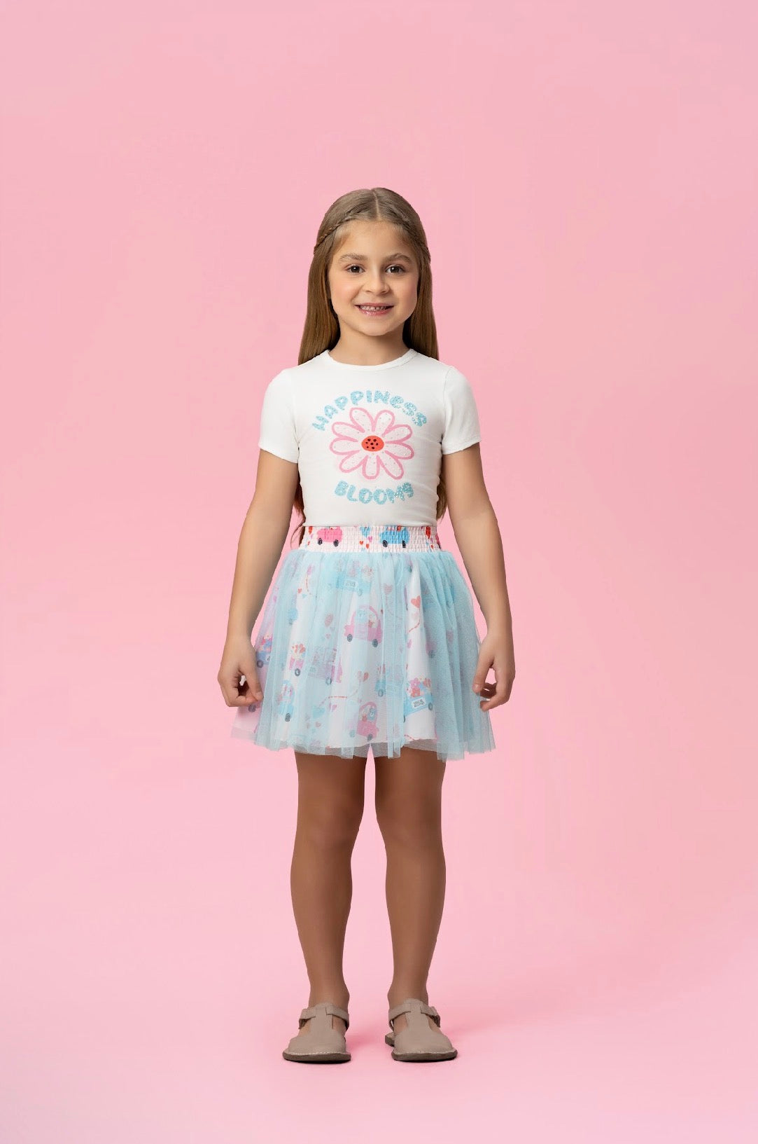 Printed Light Blue Set