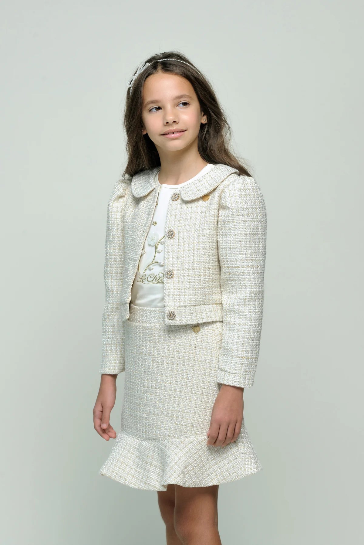 Alexis Glitter Tweed Set